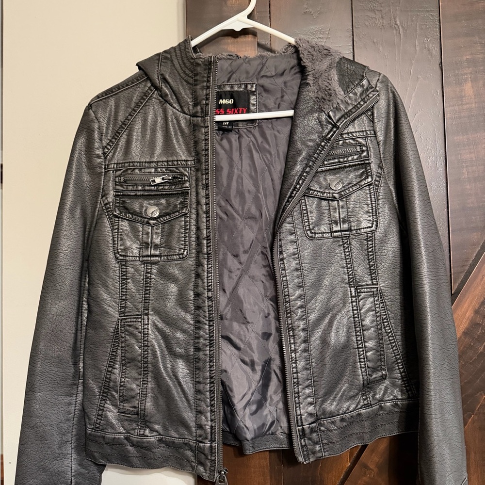 Miss Sixty Charcoal Hooded Jacket